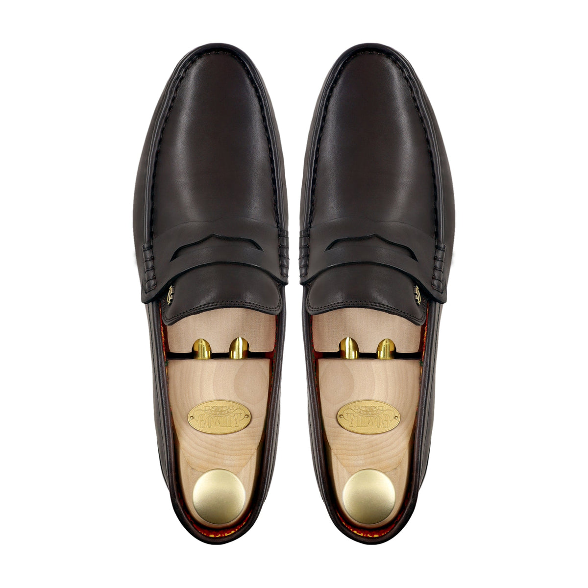 Falchion - Men's Dark Brown Calf Leather Shoe