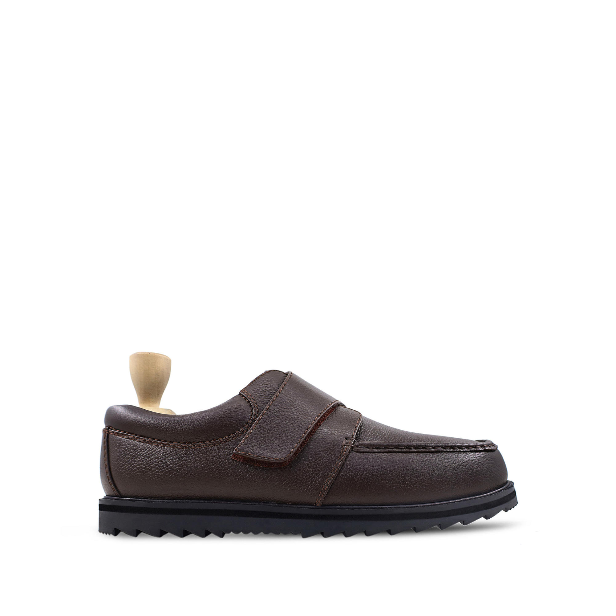 Gile - Dark Brown Pebble Grain Single Monkstrap
