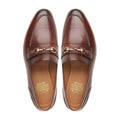 Hadano - Men's Burnished Reddish Brown Calf Leather Loafer
