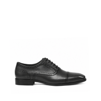 Hernan - Men's Black Calf Leather Oxford Shoe