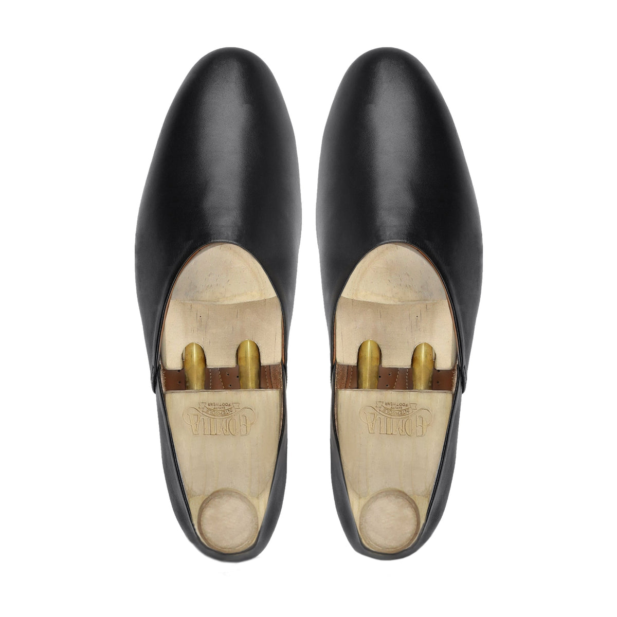 Hiroshaki - Men's Black Calf Leather Loafer