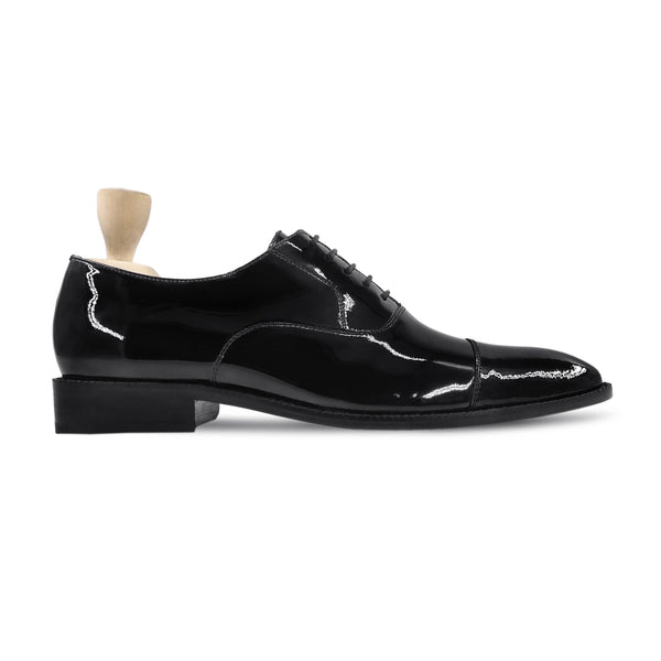 Horace - Men's Black Patent Leather Oxford Shoe