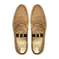 Cali - Men's Camel Kid Suede Loafer