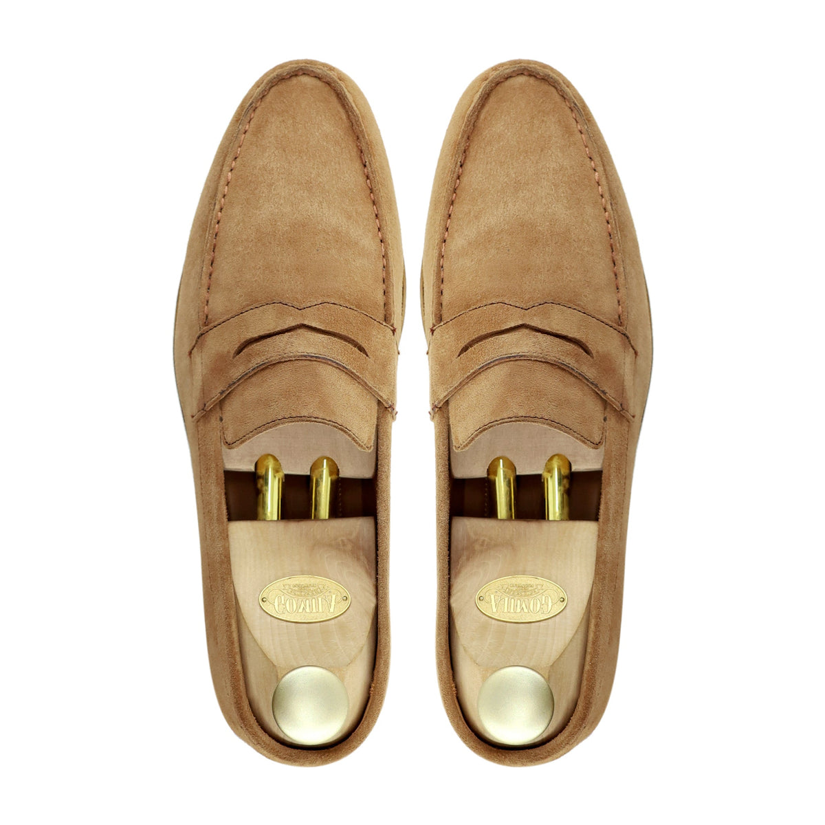 Cali - Men's Camel Kid Suede Loafer