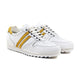 Perlan - Men's White and Yellow Calf Leather Jogger