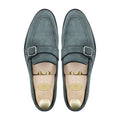 Raven - Men's Charcoal Gray Kid Suede Loafer