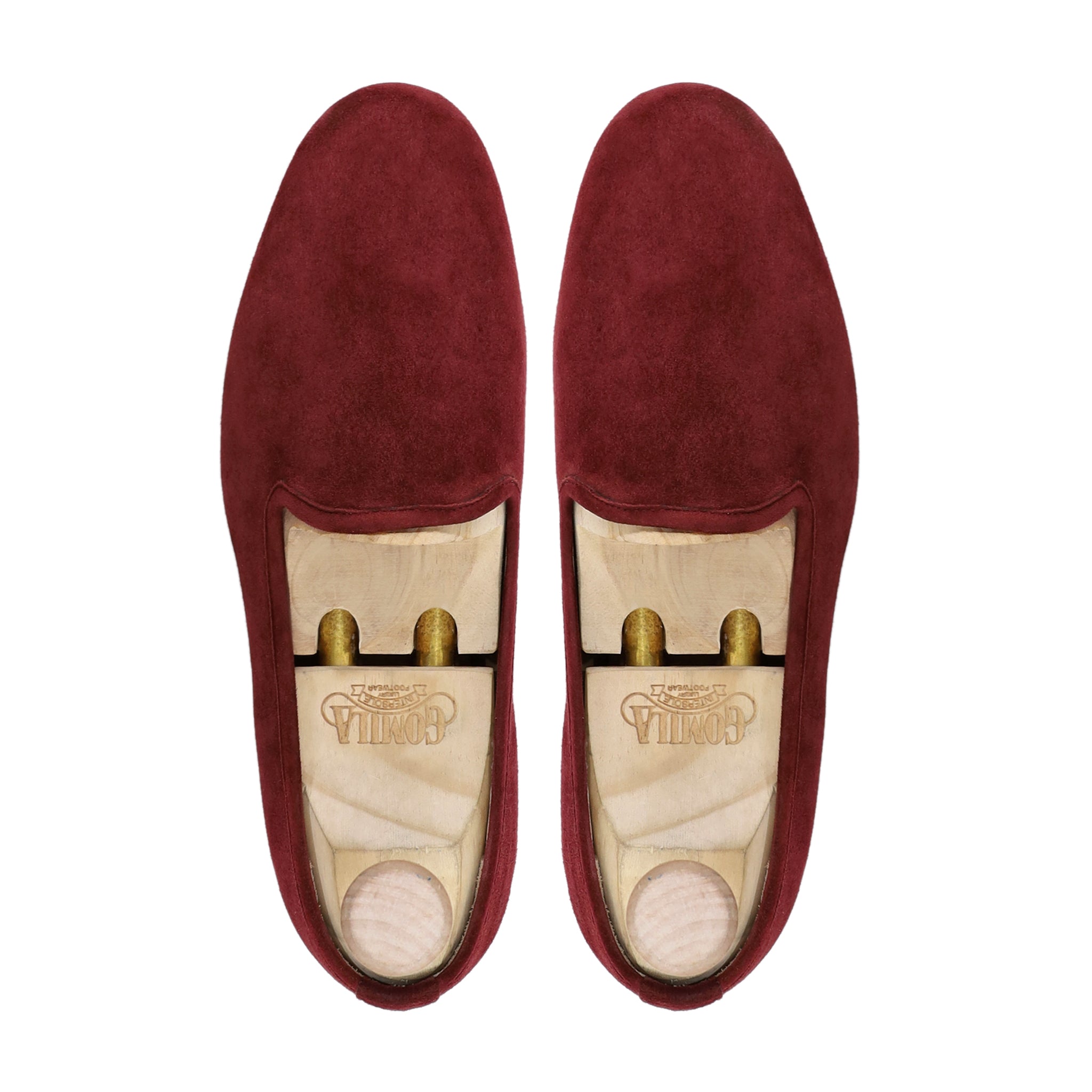 Yareli - Men's Oxblood Kid Suede Leather Loafer