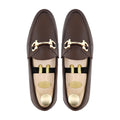 Arzak - Men's Dark Brown Pebble Grain Leather Loafer