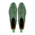Boaz - Men's Green Hand Woven Calf Leather Chelsea Boot