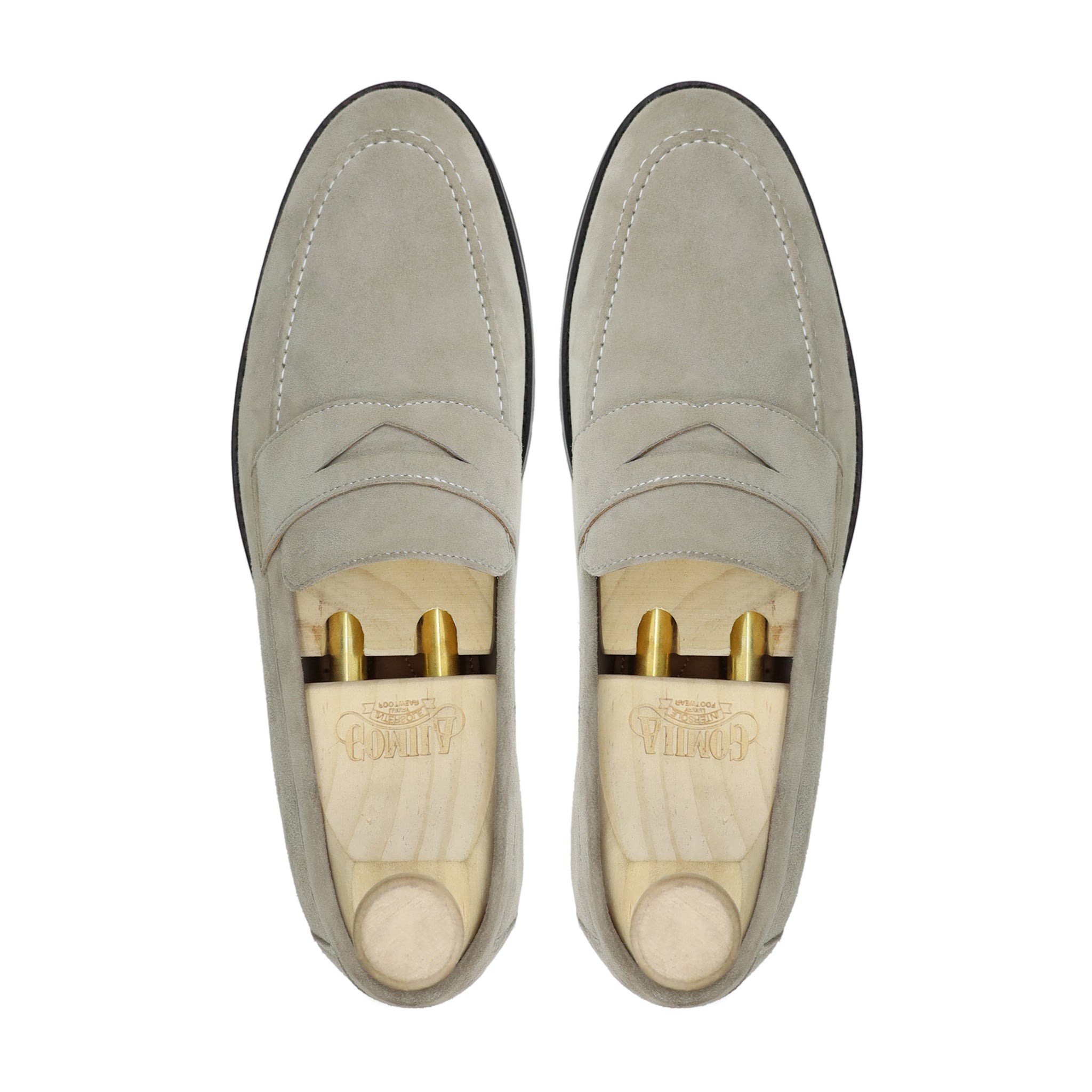 Manaslu - Men's White Kid Suede Loafer