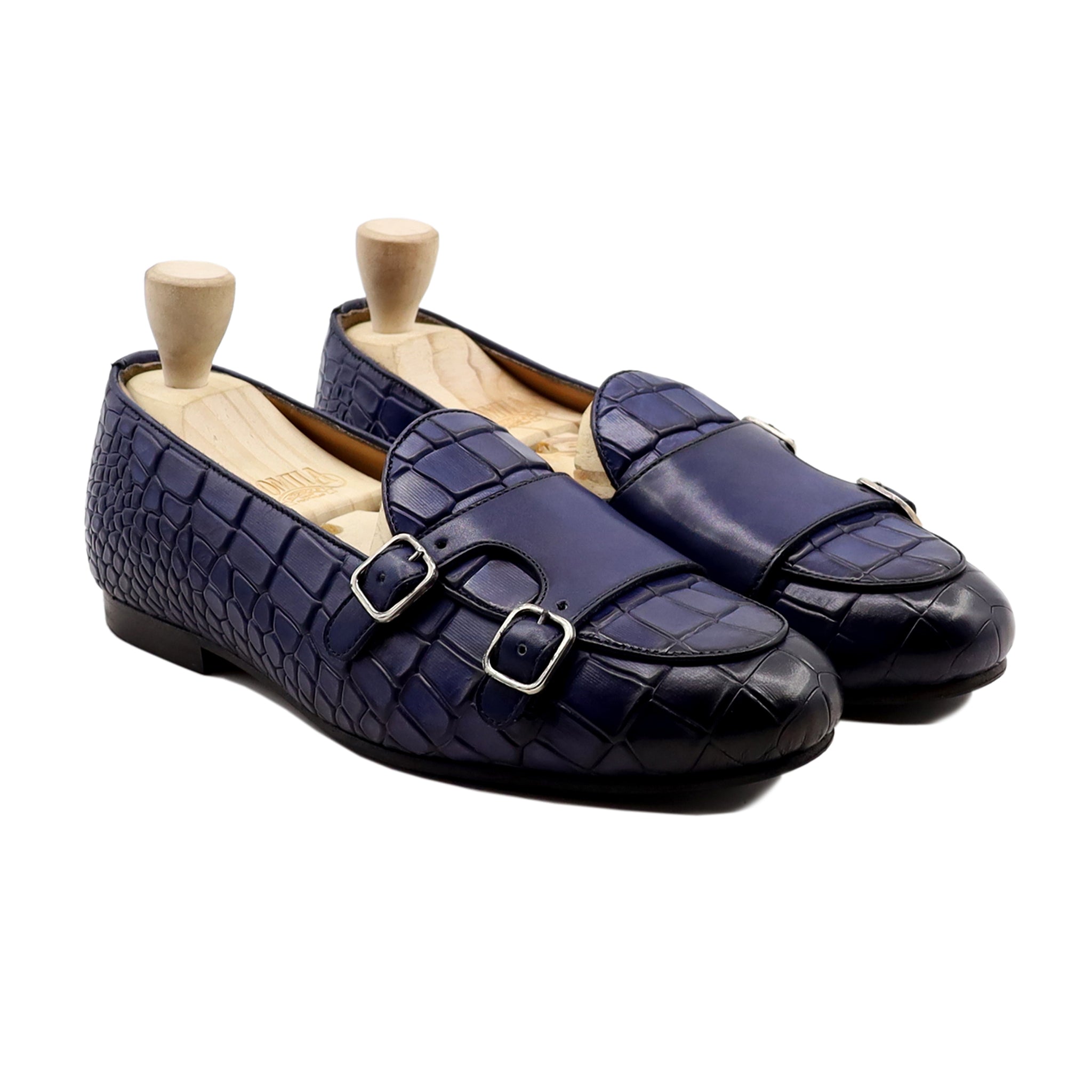 Medellin - Men's Blue Calf Leather Loafer