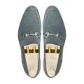 Colorado - Men's Charcoal Grey Kid Suede Loafer