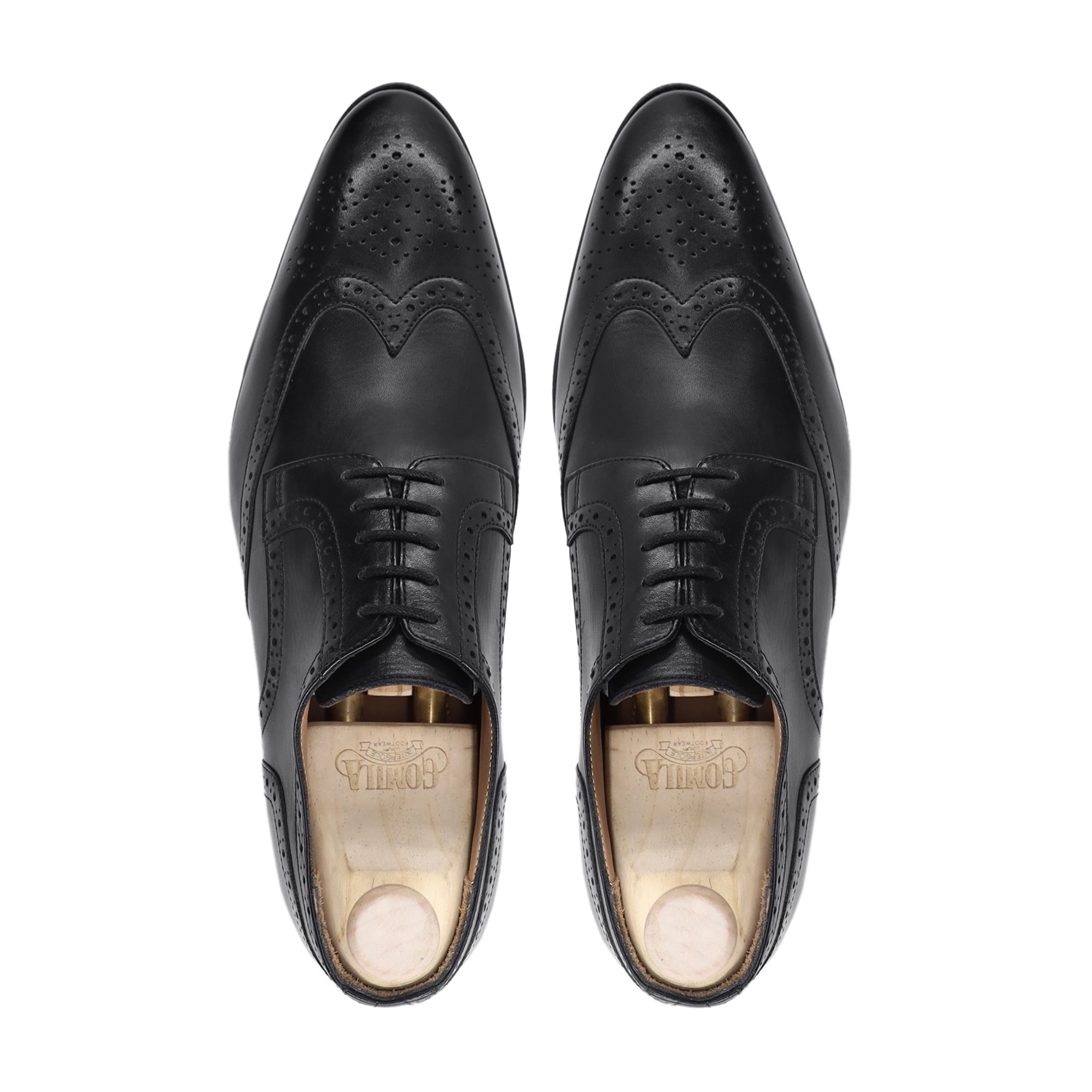 Durham - Men's Black Calf Leather Derby Shoe