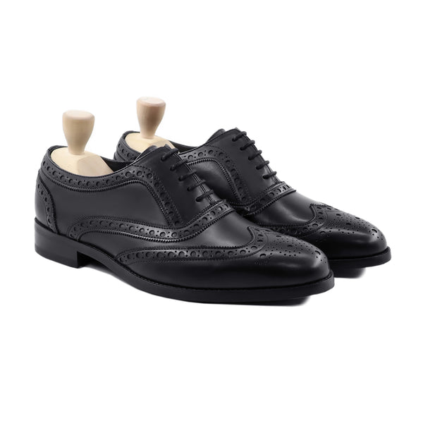 Akira - Men's Black Calf Leather Oxford Shoe