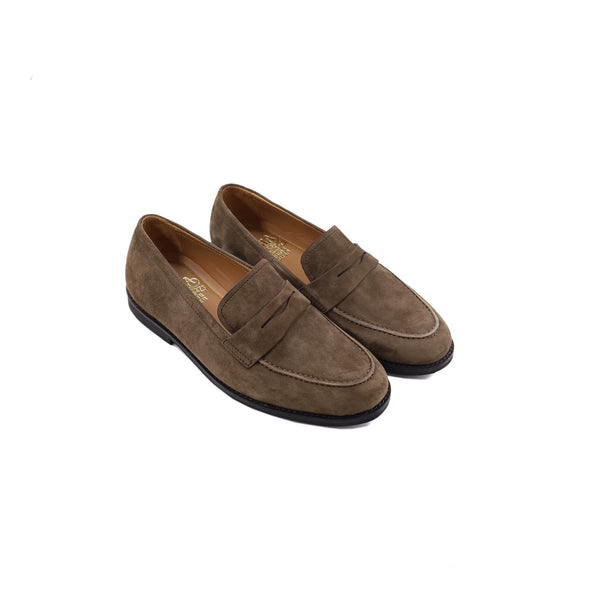 Armin- Kid's Brown Kid Suede Loafer (5 -12 Year's Old)