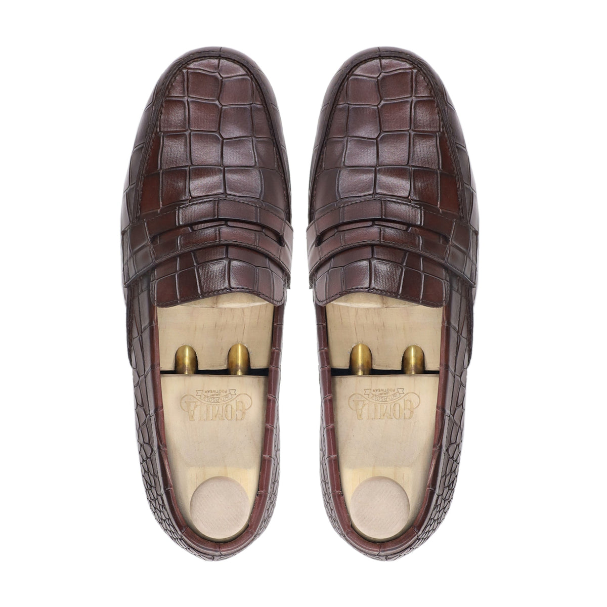 Figaro - Men's Chocolate Brown Calf Leather Loafer