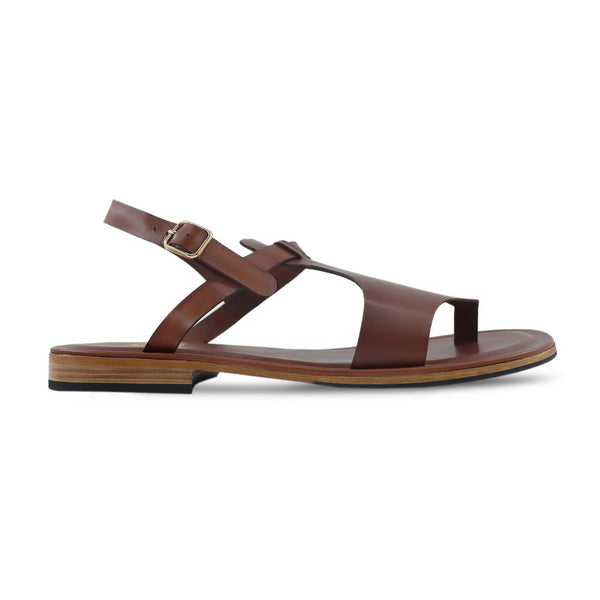 Petal - Men's Brown Calf Leather Sandal