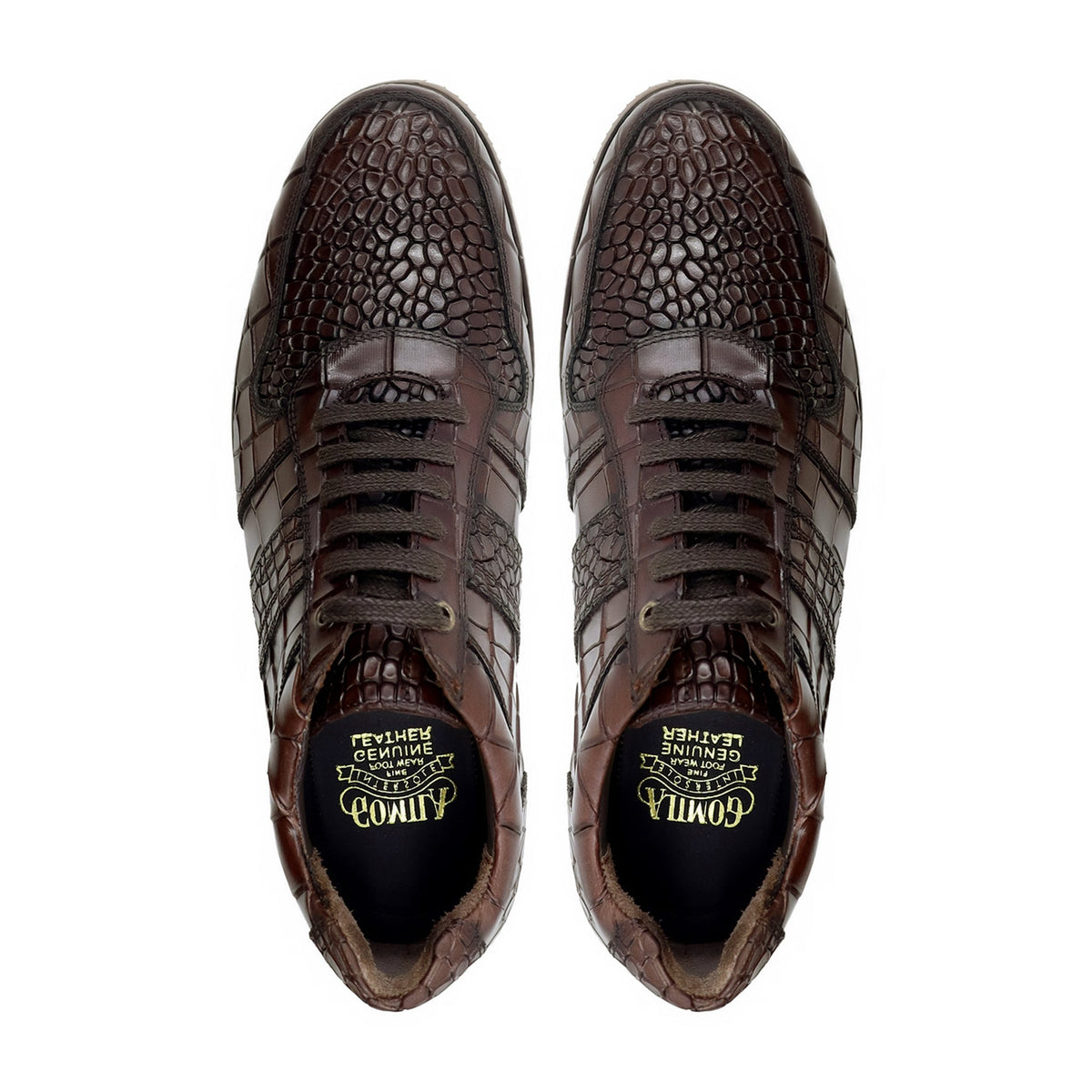 Langfoss - Men's Dark Brown Calf Leather Jogger