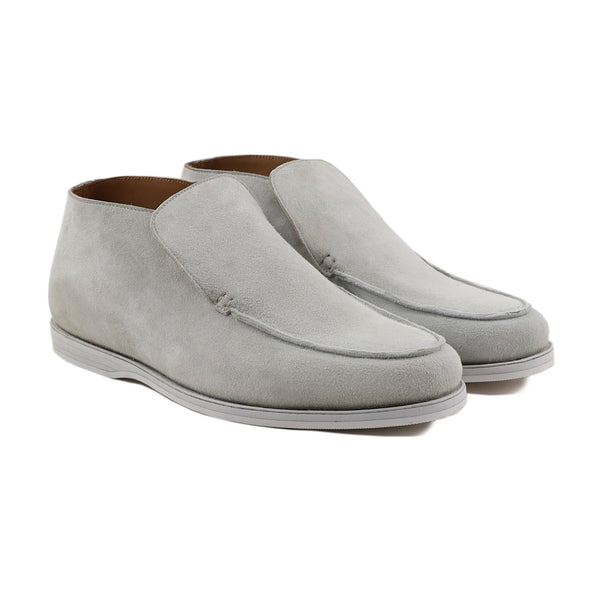 Sinestro - Men's Steek Grey Kid Suede Loafer