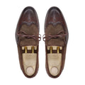 Dubnion - Men's Brown Kid Suede and Calf Leather Loafer