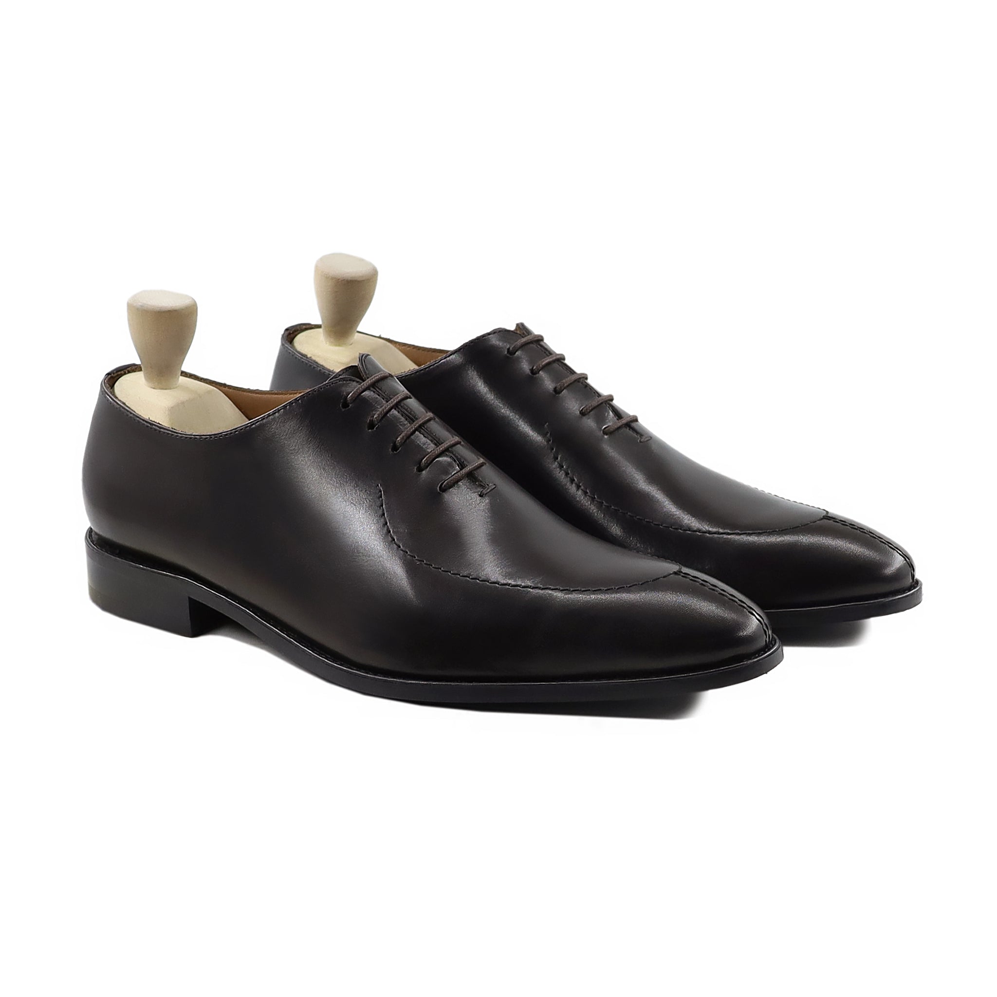 Dahlia - Men's Dark Brown Calf Leather Wholceut Shoe