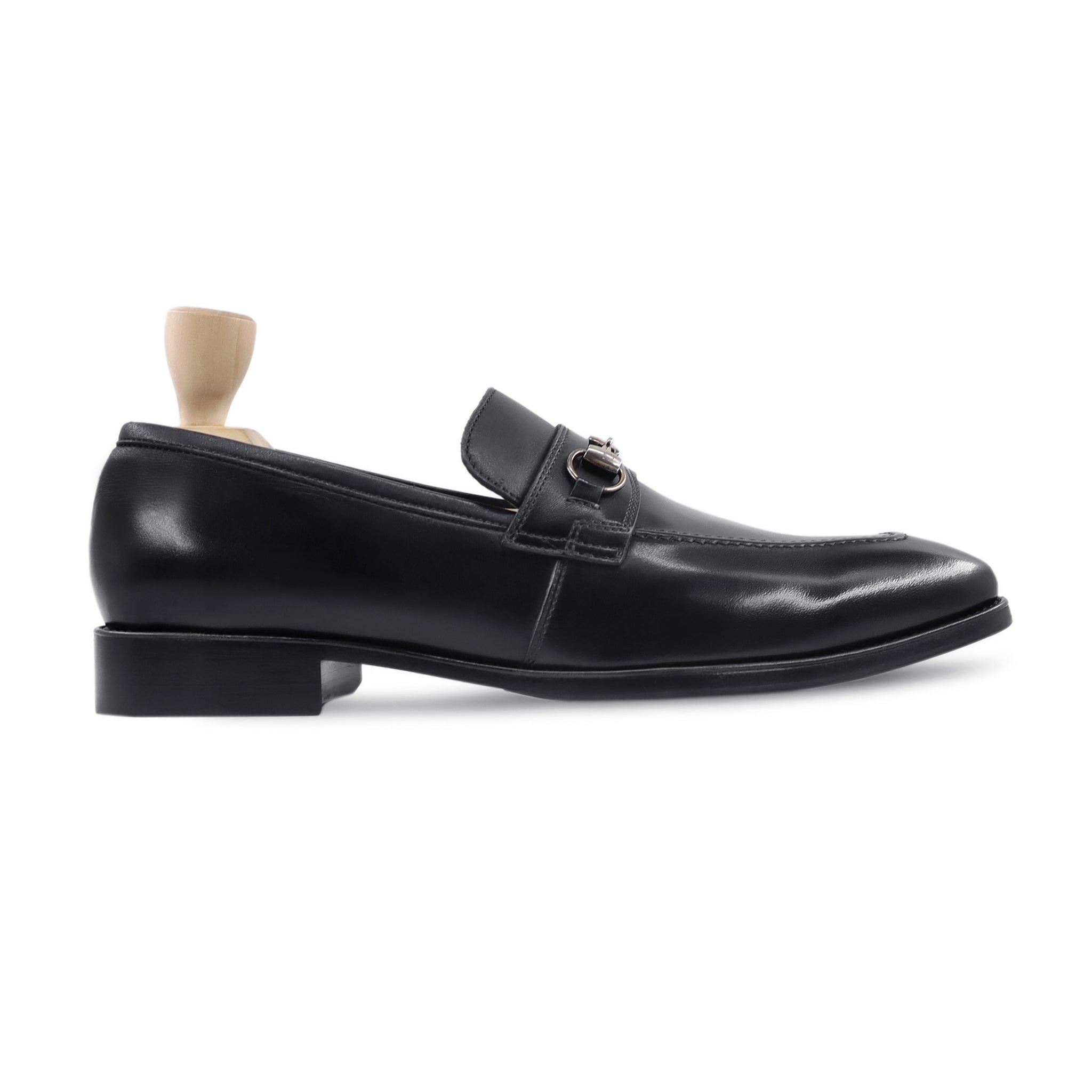 Ervin - Men's Black Calf Leather Loafer