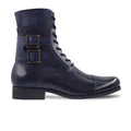 ڈیوٹ – مردوں کے گہرے نیلے بچھڑے کے چمڑے کے بوٹ