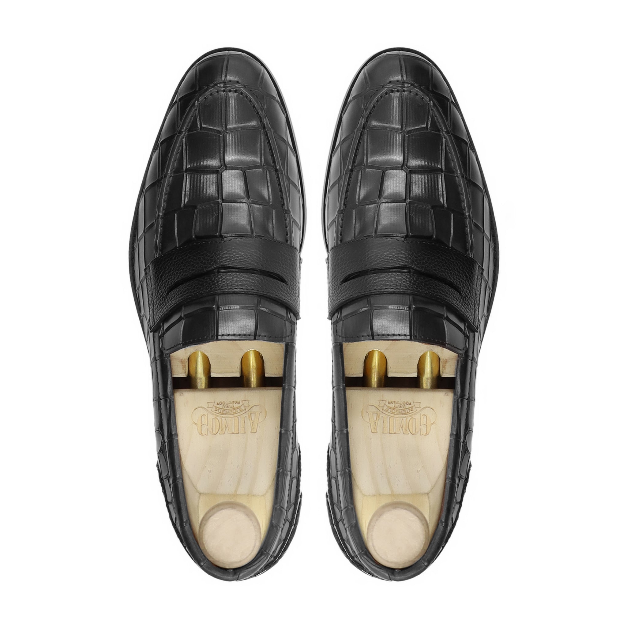 Ulvila - Men's Black Calf Leather Loafer