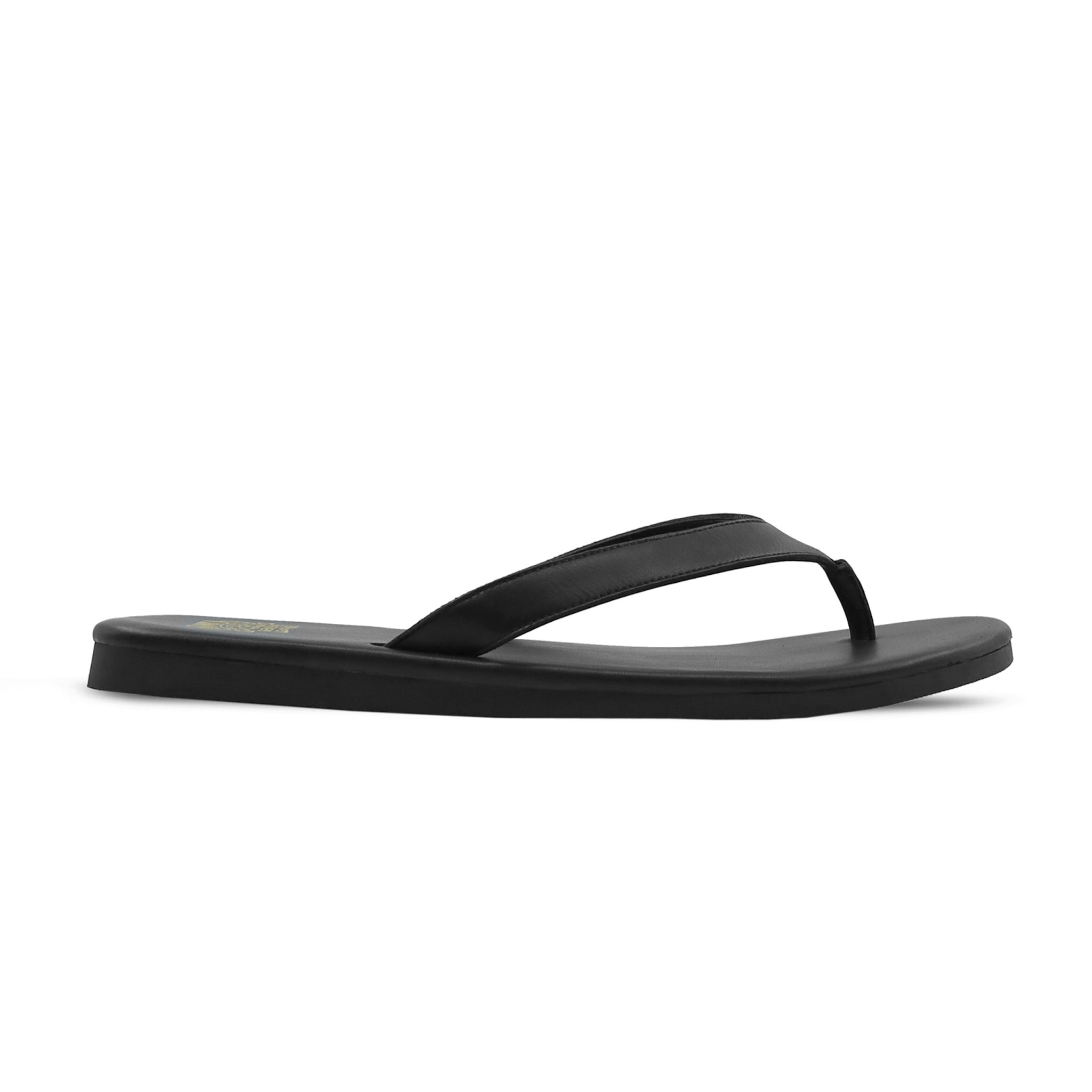 Kakisa - Men's Black Calf Leather Slipper