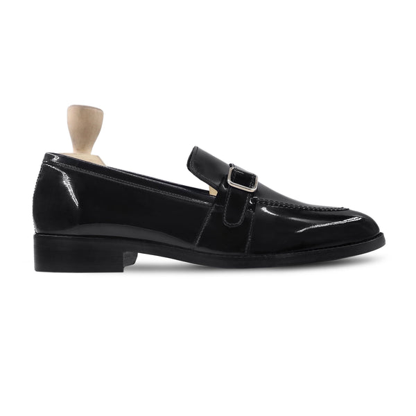 Albin - Men's Black Patent Leather Loafer