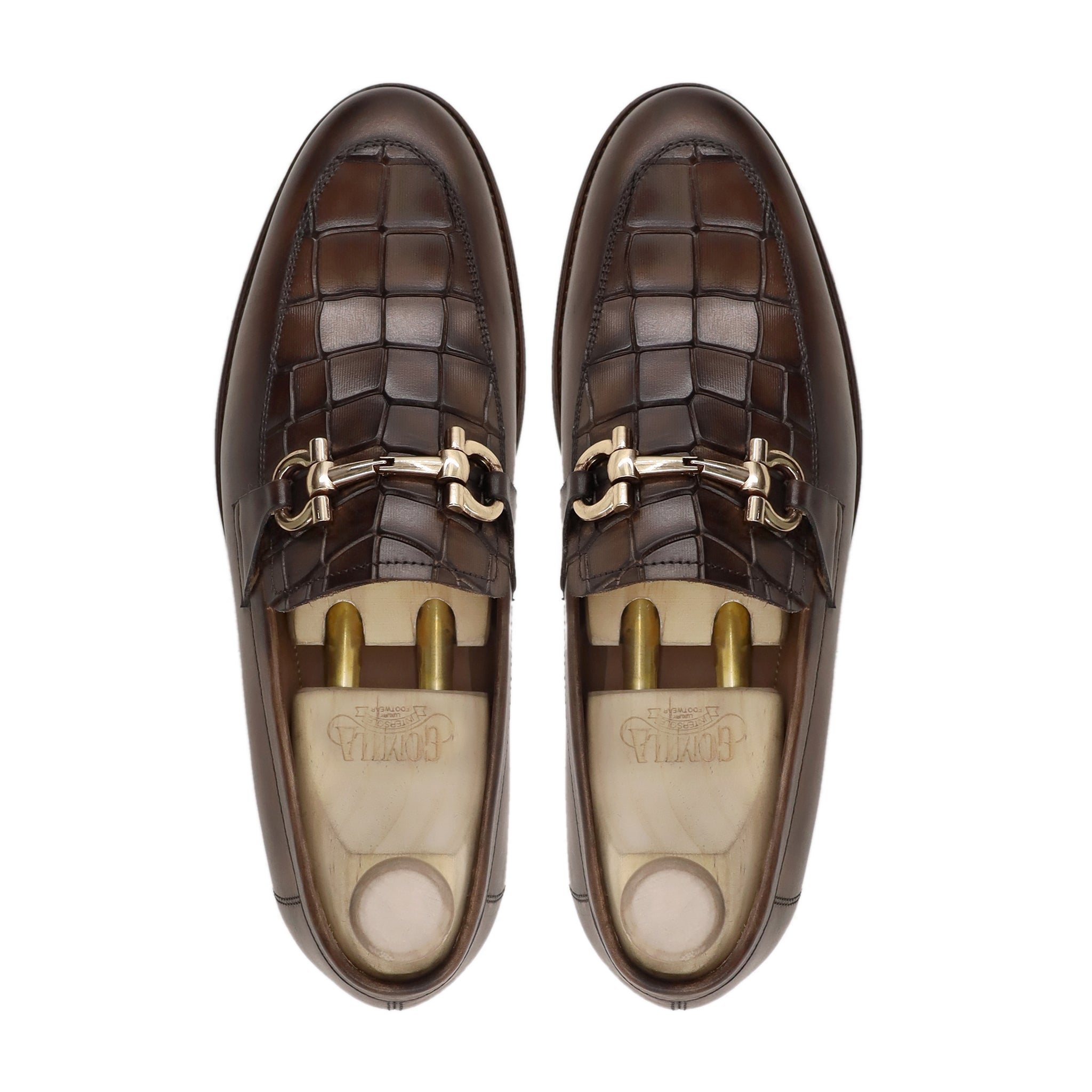 Scott - Men's Dark Brown Calf Leather Loafer