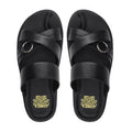 Baxter - Men's Black Calf Leather Slipper