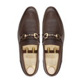 Skylar - Men's Dark Brown Pebble Grain Leather Loafer