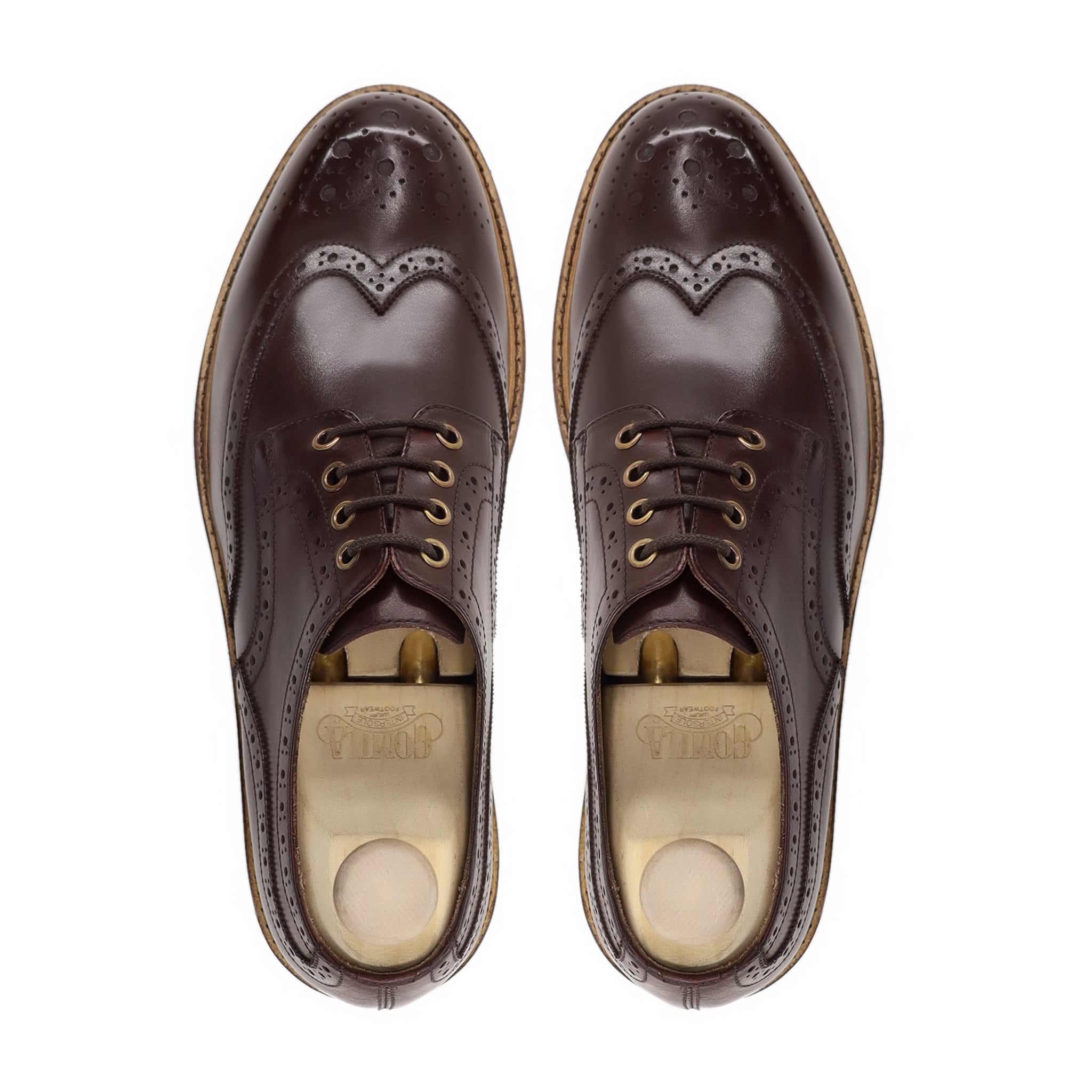 Clarke - Men's Dark Brown Calf Leather Derby Shoe