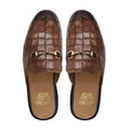 Percival - Men's Burnished Brown Calf Leather Slipper