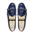 Jelenia - Men's Blue Box Leather High Shine Loafer