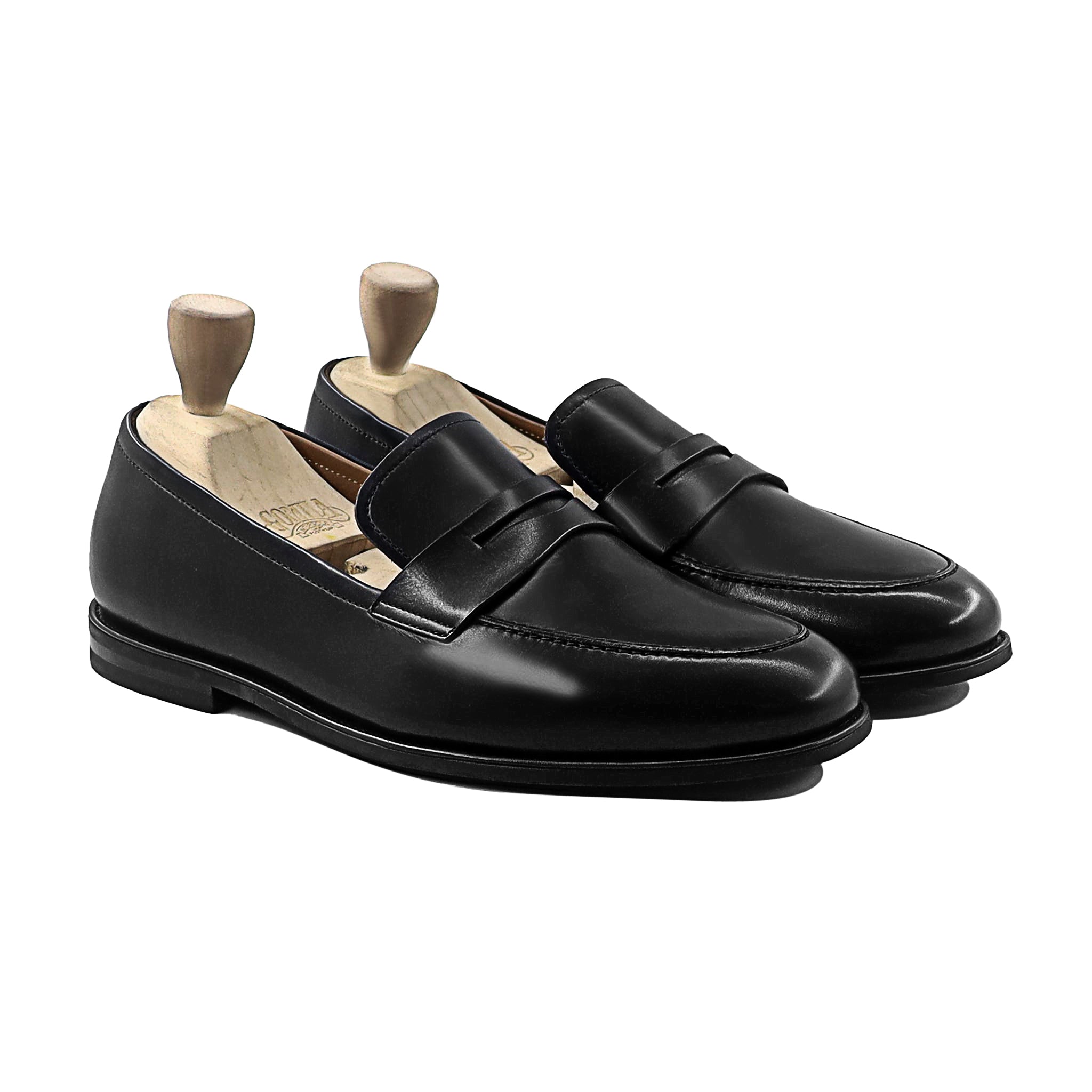 Asbury - Men's Black Calf Leather Loafer