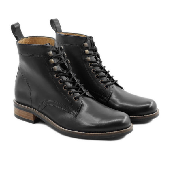 Dallas - Men's Black Calf Leather Boot