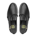 Roatan - Men's Black Pebble Grain Leather Sandal