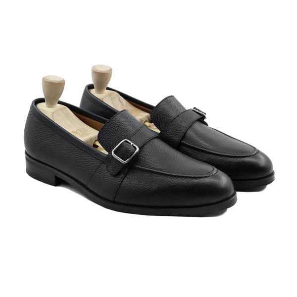 Brasilia - Men's Black Pebble Grain Leather Loafer