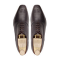 Smed - Men's Dark Brown Calf Leather Oxford Shoe