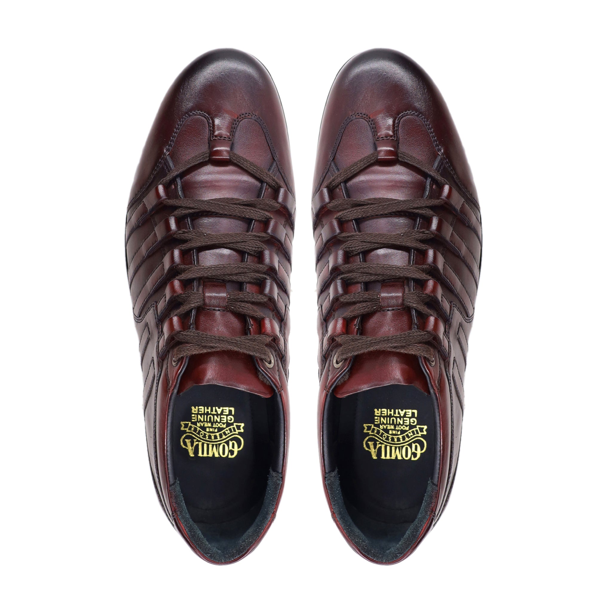 Aylin - Men's Burnished Oxblood Calf Leather Jogger