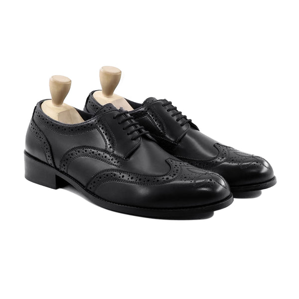 Bric - Men's Black Calf Leather Derby Shoe