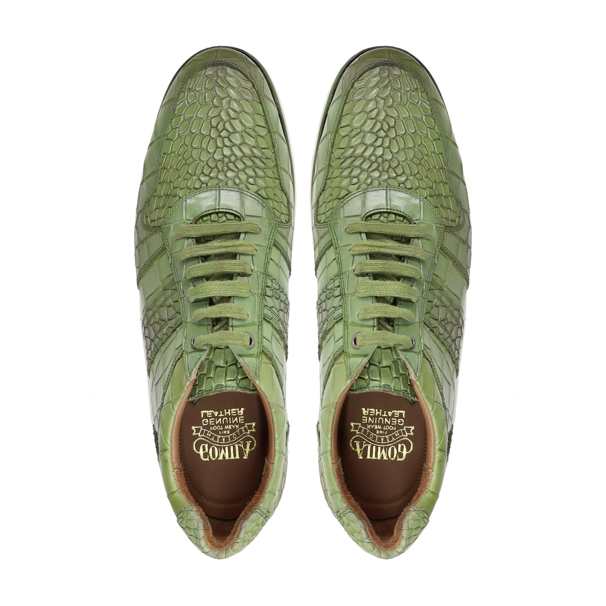 Rattenberg - Men's Green Calf Leather Jogger