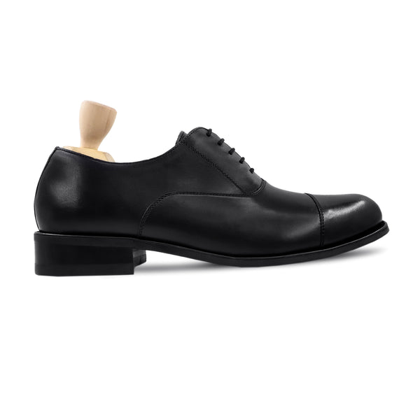 Haydn - Men's Black Calf Leather Oxford Shoe