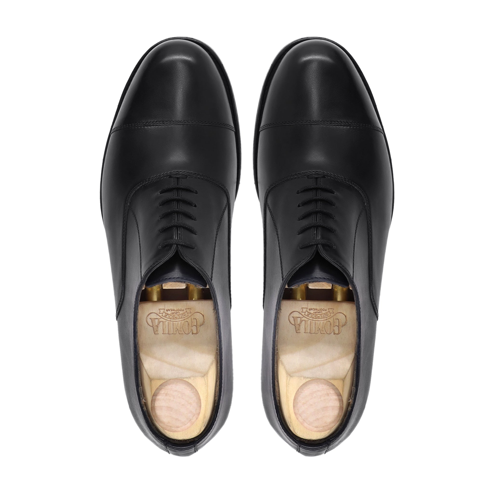 Haydn - Men's Black Calf Leather Oxford Shoe