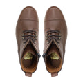 Matti - Men's Brown Pebble Grain Leather Boot
