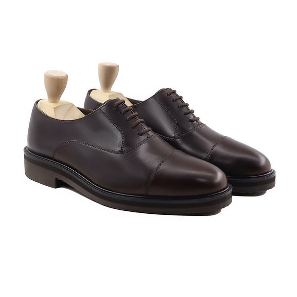 Yildiz - Men's Dark Brown Calf Leather Oxford Shoe