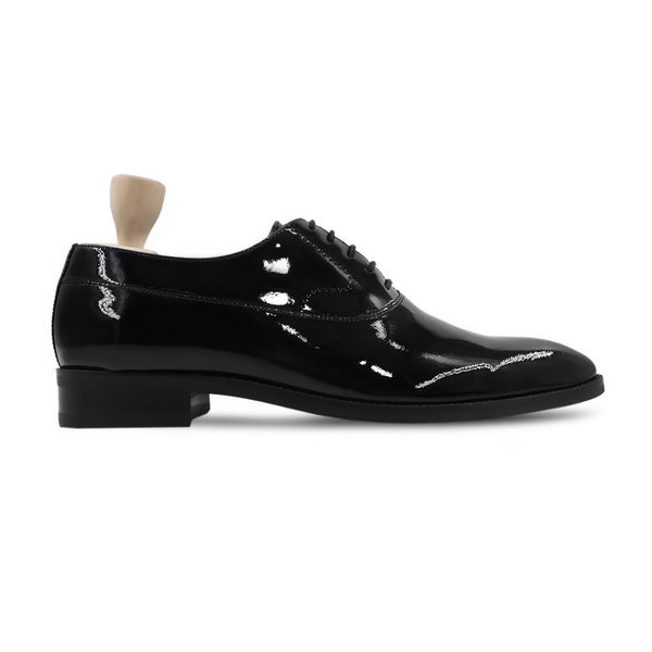 Ruzgar - Men's Black Patent Leather Oxford Shoe