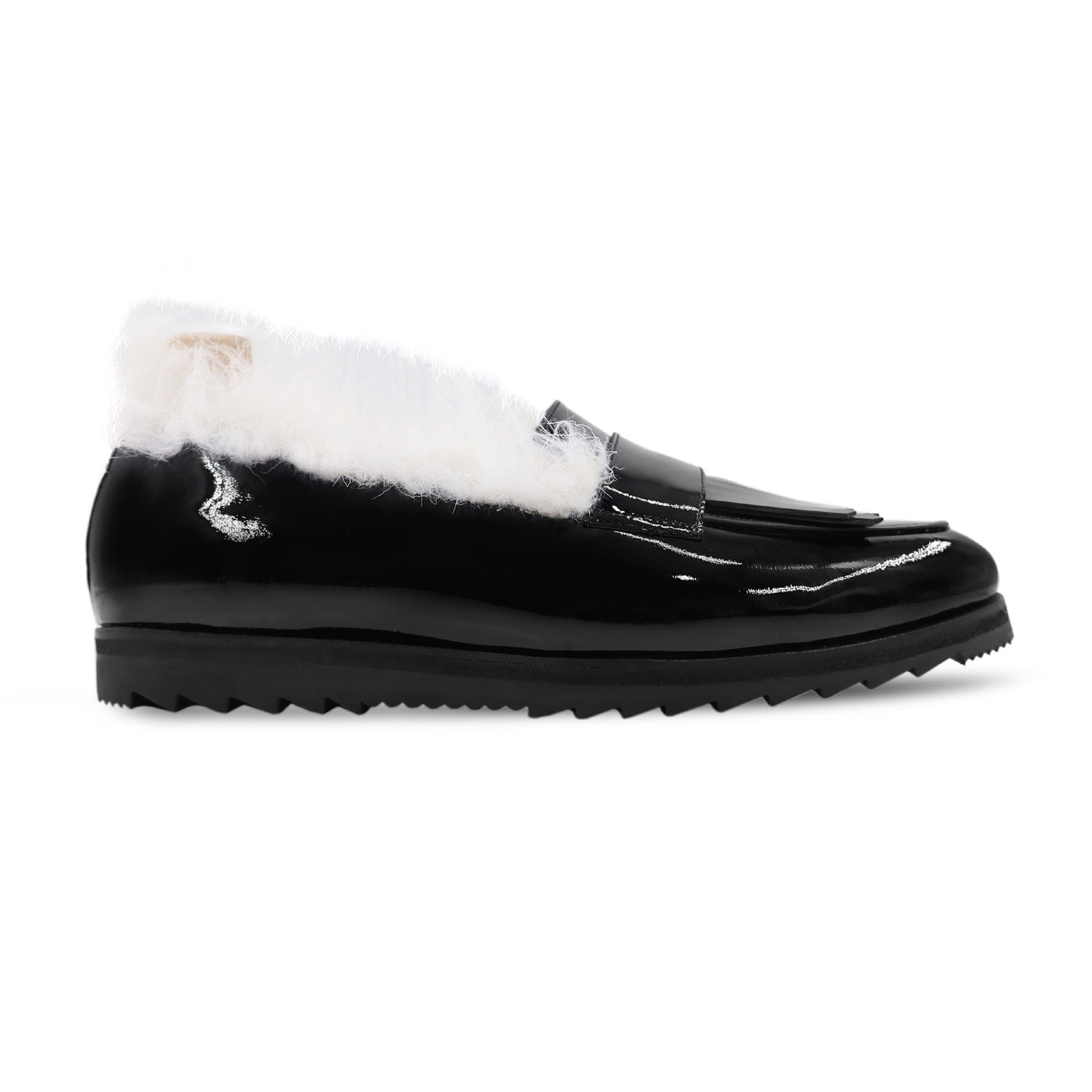 Mavi - Ladies Black Patent Leather Loafer